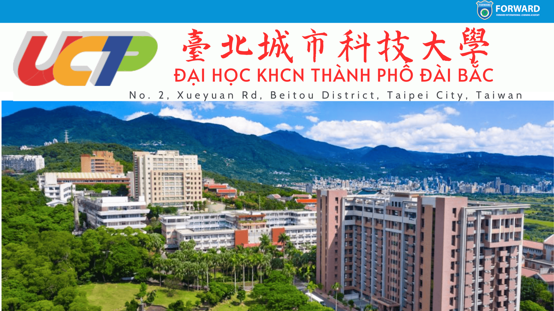VHVL Đại Học Khoa Học Công Nghệ Thành Phố Đài Bắc