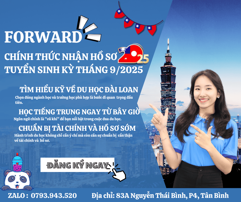 TẠI SAO NÊN CHUẨN BỊ VIỆC DU HỌC ĐÀI LOAN TỪ SỚM?